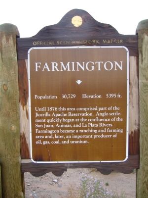 Farmington Marker. Click for full size. Farmington Marker image. Click for full size.