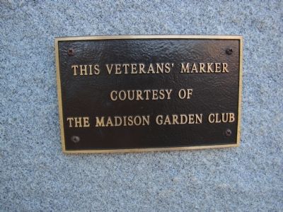 Madison County Veterans Marker image. Click for full size.