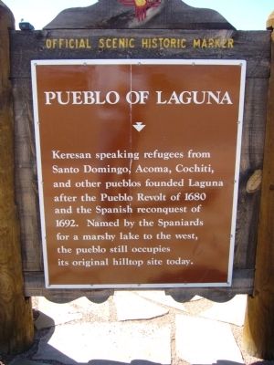 Pueblo of Laguna Marker image. Click for full size.