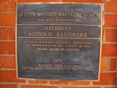 Dexter Avenue Baptist Church image. Click for full size.
