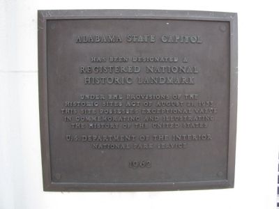 National Historic Landmark plaque to the right of the west entrance doors. image. Click for full size.