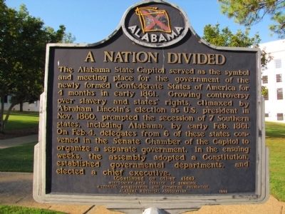 A Nation Divided Marker. Click for full size. A Nation Divided Marker image. Click for full size.
