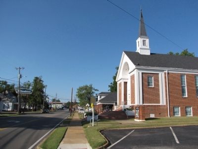 Salem Baptist Church Marker image. Click for full size.