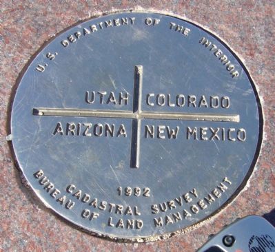 Four Corners Survey Marker image. Click for full size.
