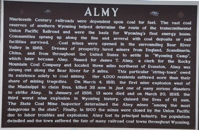 Almy Marker image. Click for full size.