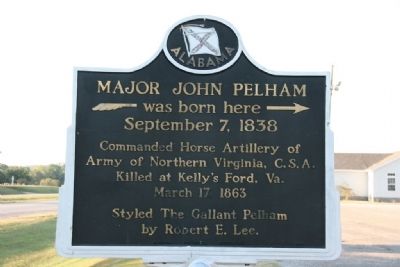 Major John Pelham Marker image. Click for full size.