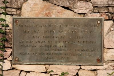 The Birthplace of the “Gallant Pelham” Marker image. Click for full size.