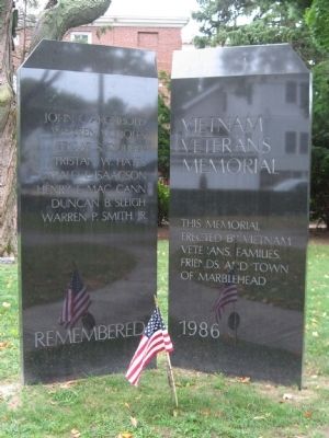 Marblehead Vietnam Veterans Memorial image. Click for full size.