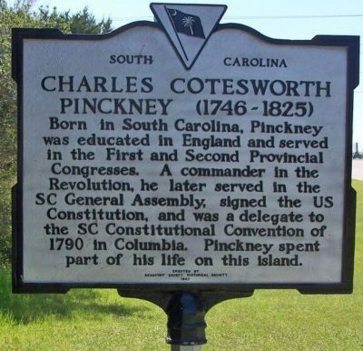 Charles Cotesworth Pinckney Marker image. Click for full size.