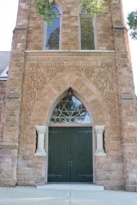 Parker Memorial Baptist Church Sanctuary Entrance image. Click for full size.