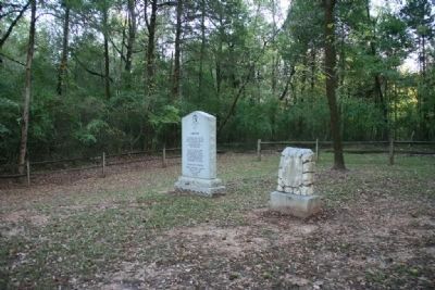 Lincoyer and The Tallasahatchie Battle Field Markers image. Click for full size.
