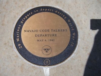 Navajo Code Talkers Marker image. Click for full size.