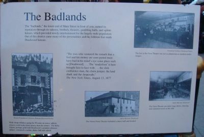 Former The Badlands Marker image. Click for full size.