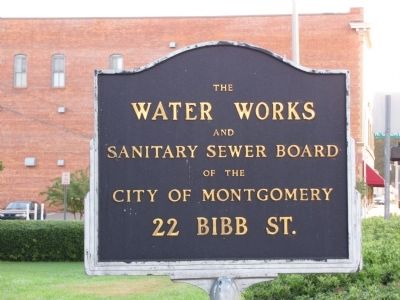 Water Works sign image. Click for full size.
