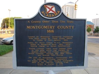 A County Older Than the State Marker image. Click for full size.