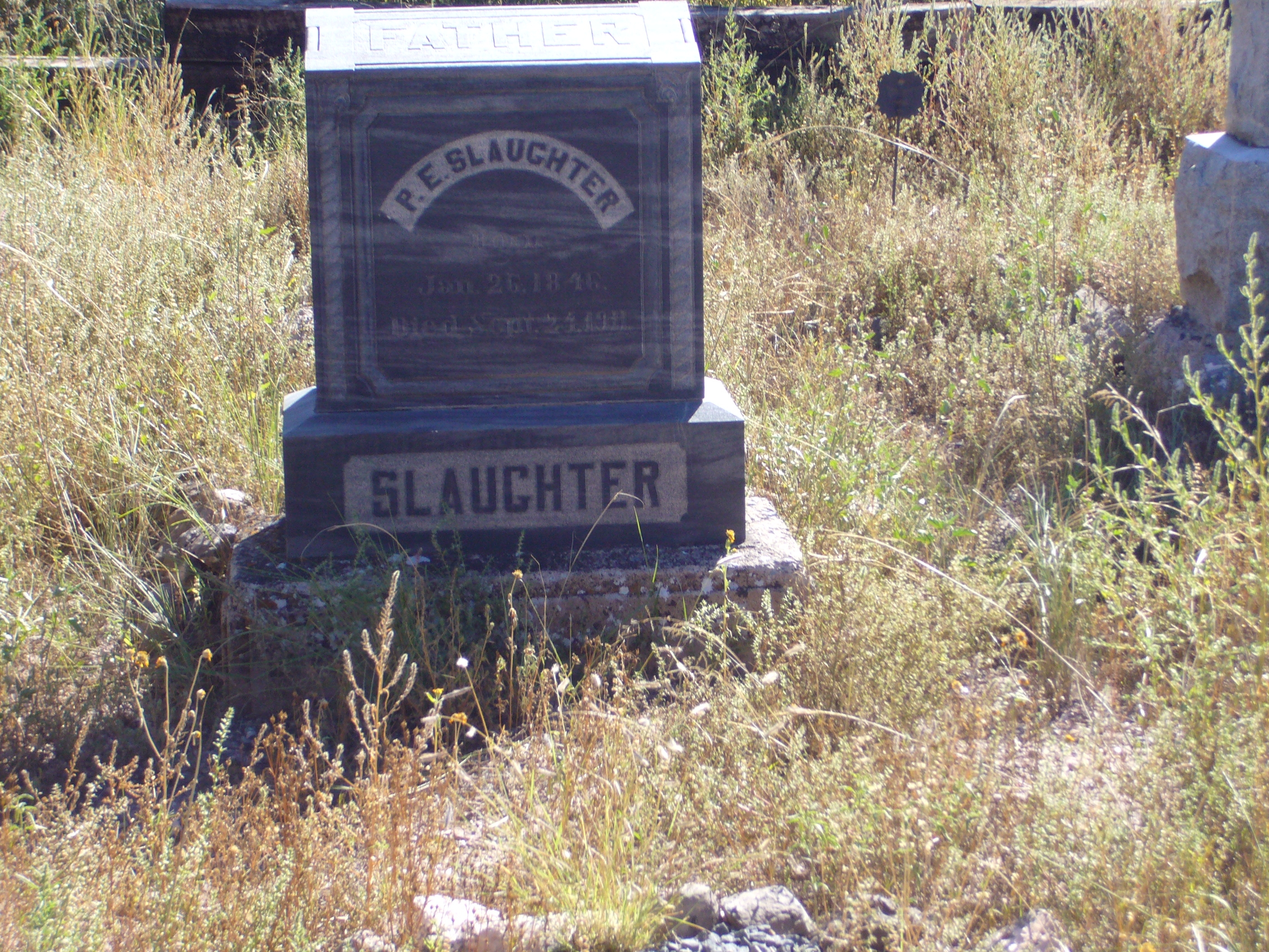 Peter Slaughter Grave Site