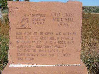 Old Grist Mill Site Marker image. Click for full size.