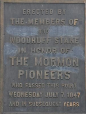 The Mormon Pioneers Marker image. Click for full size.