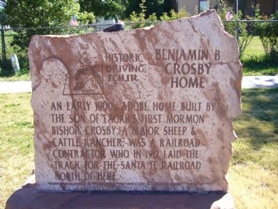 Benjamin B. Crosby Home Marker image. Click for full size.