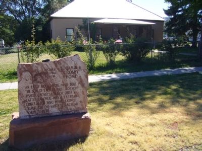 Benjamin B. Crosby Home Marker. Click for full size. Benjamin B. Crosby Home Marker image. Click for full size.