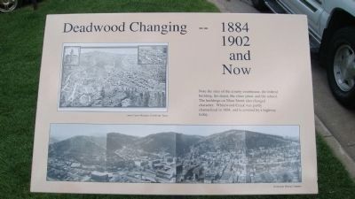 Former marker - Deadwood Changing -- 1884 1902 image. Click for full size.