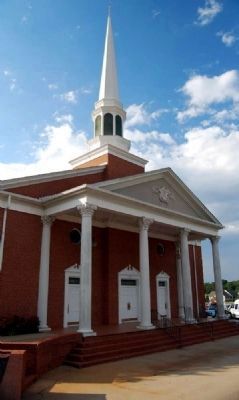 Whitefield Baptist Church -<br>Fifth Sanctuary<br>East (Main) Portico. Click for full size. Whitefield Baptist Church -<br>Fifth Sanctuary<br>East (Main) Portico image. Click for full size.
