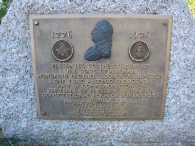 George Washington Marker image. Click for full size.