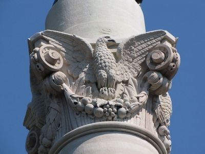Alabama Confederate Monument detail image. Click for full size.