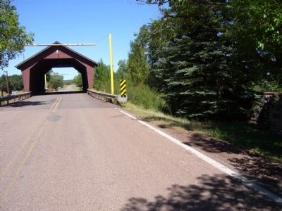 The Mauretta B. Thomas Pinedale Memorial Bridge. Click for full size. The Mauretta B. Thomas Pinedale Memorial Bridge image. Click for full size.