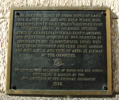 The Refugee Tract Marker. Click for full size. The Refugee Tract Marker image. Click for full size.