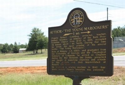 Author "The Young Marooners" Marker. Click for full size. Author "The Young Marooners" Marker image. Click for full size.