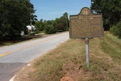 Author "The Young Marooners" Marker, looking west along Bath-Edie Road (State Road 75) image. Click for full size.