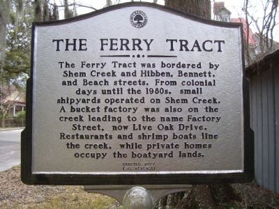 The Ferry Tract Marker image. Click for full size.