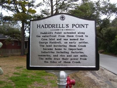 Haddrell's Point Marker image. Click for full size.