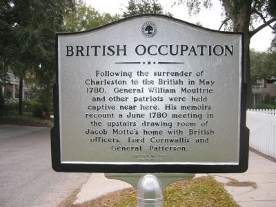 British Occupation Marker image. Click for full size.