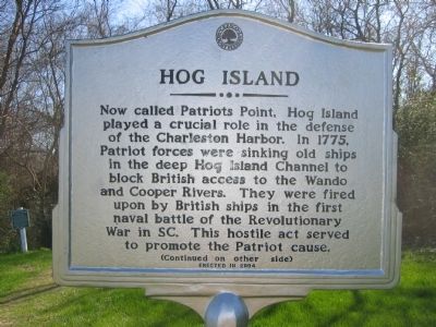 Hog Island Marker image. Click for full size.