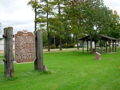 Tomah Marker in park image. Click for full size.