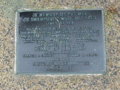 Swampscott Mariners Memorial image. Click for full size.