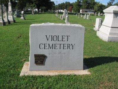 Violet Cemetery Entrance image. Click for full size.