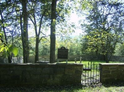 Samuel Kercheval Marker at the Bowman Family Cemetery image. Click for full size.