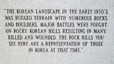 Korean War Veterans Memorial Landscape image. Click for full size.