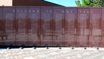 Korean War Veterans Memorial<br>Kansas Wall of Honor image. Click for full size.