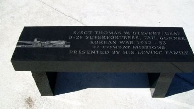 SSgt Thomas W. Stevens Bench image. Click for full size.