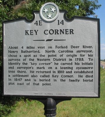Key Corner Marker image. Click for full size.