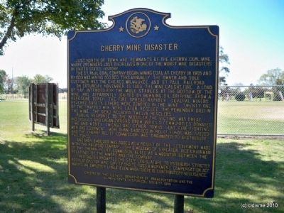 Cherry Mine Disaster Marker image. Click for full size.