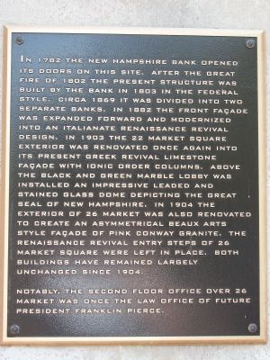 Nation's Oldest Bank Marker. Click for full size. Nation's Oldest Bank Marker image. Click for full size.
