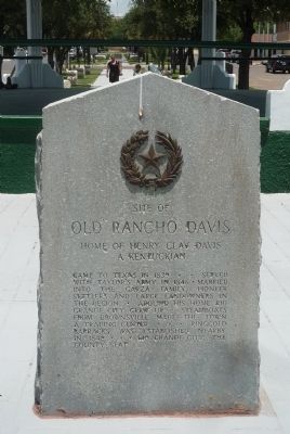 Site of Old Rancho Davis Marker image. Click for full size.