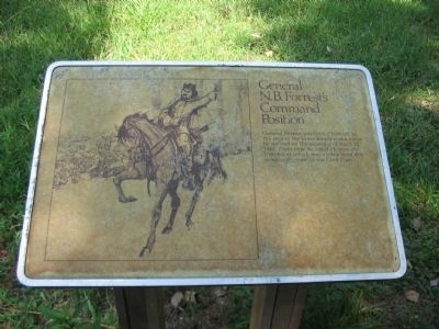 General N.B. Forrest's Command Position Marker image. Click for full size.