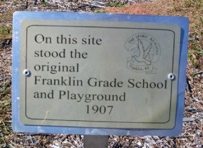 Franklin Grade School and Playground Marker image. Click for full size.