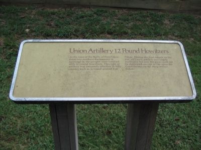 Union Artillery 12 Pound Howitzers Marker image. Click for full size.